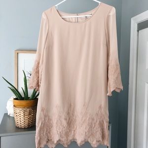 Light Pink Shift Dress